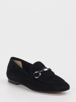 Konstantin Starke – Loafer aus Veloursleder Schwarz