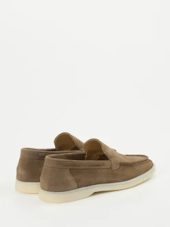 Konstantin Starke – Loafer aus Veloursleder sandbraun