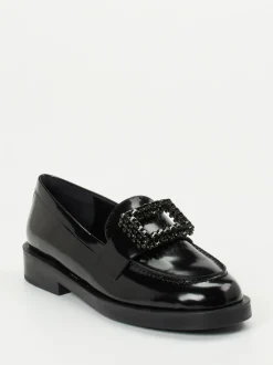 Konstantin Starke – Loafer aus Lackleder Schwarz