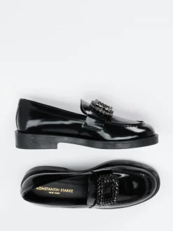 Konstantin Starke – Loafer aus Lackleder Schwarz