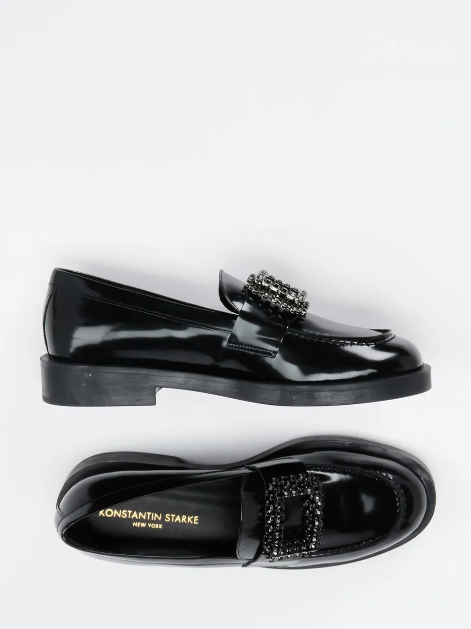Konstantin Starke – Loafer aus Lackleder Schwarz