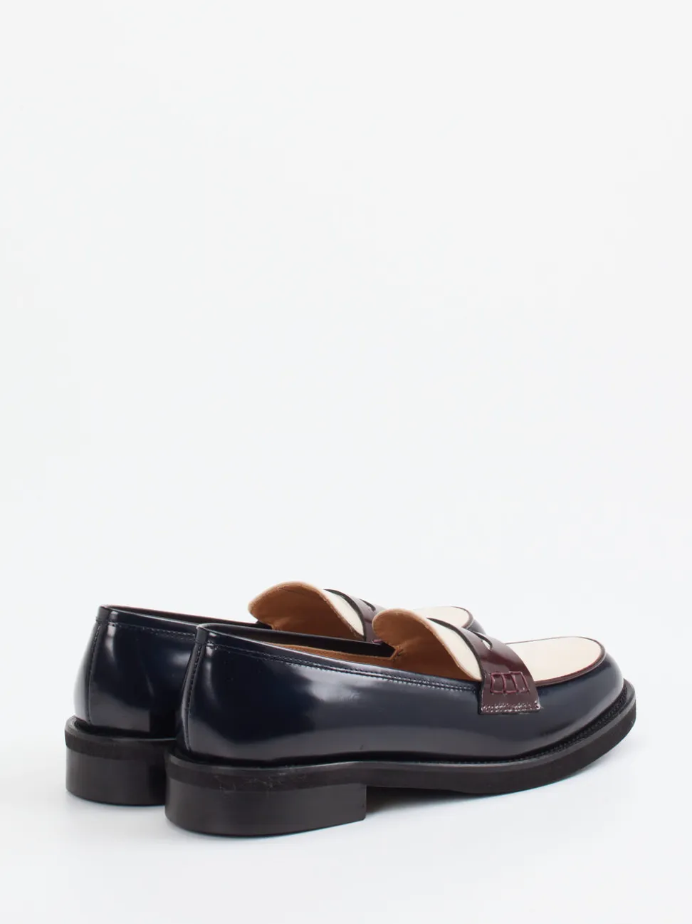 Konstantin Starke – Loafer aus Hochglanzleder blau