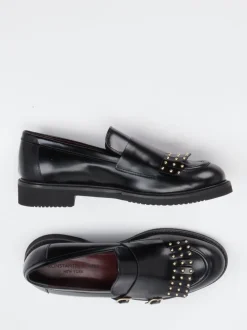 Konstantin Starke – Loafer aus Kalbleder mit Nieten