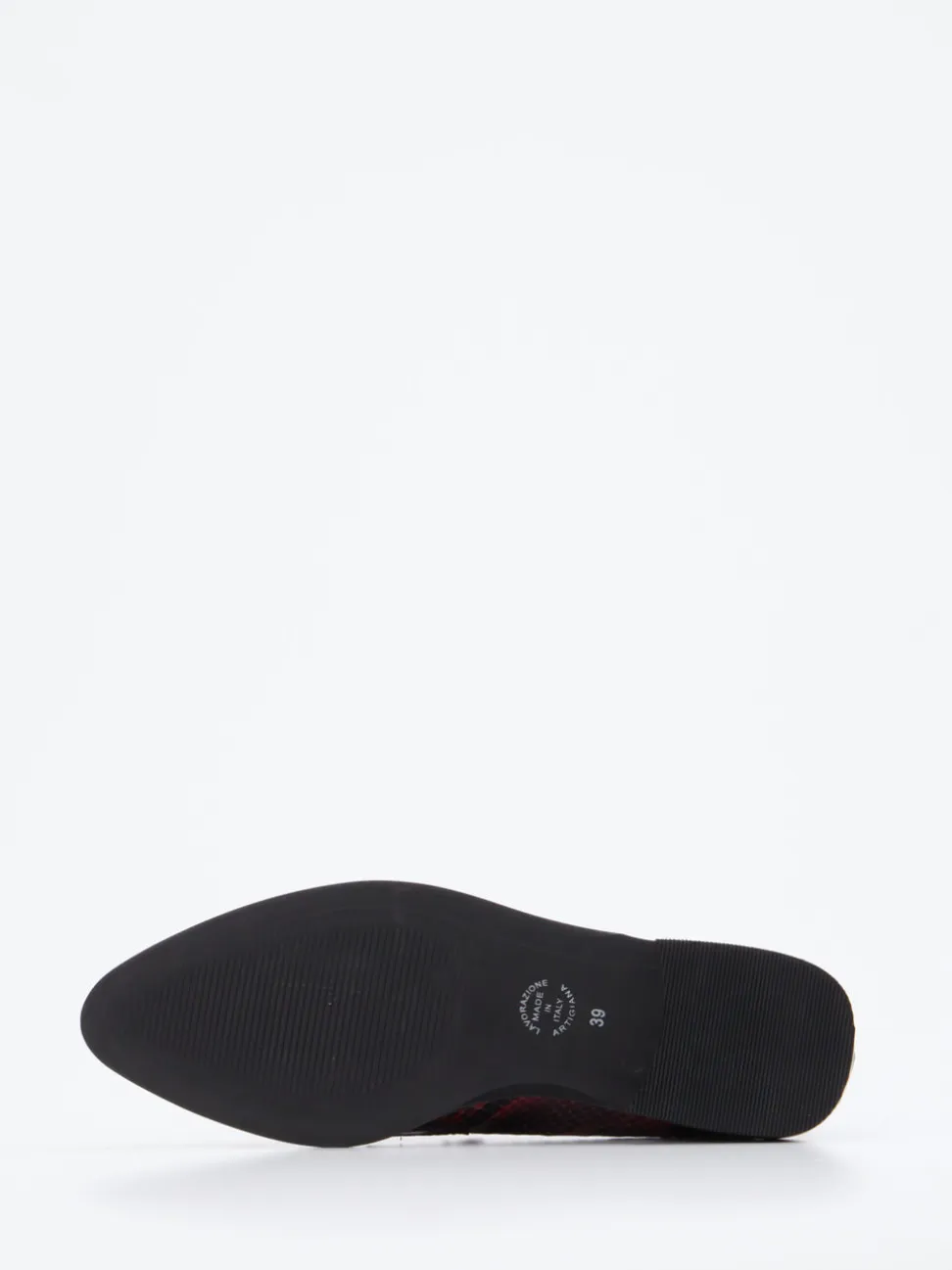Konstantin Starke – Loafer aus Lackleder bordeauxrot