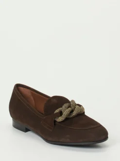 Konstantin Starke – Loafer aus Veloursleder Dunkelbraun