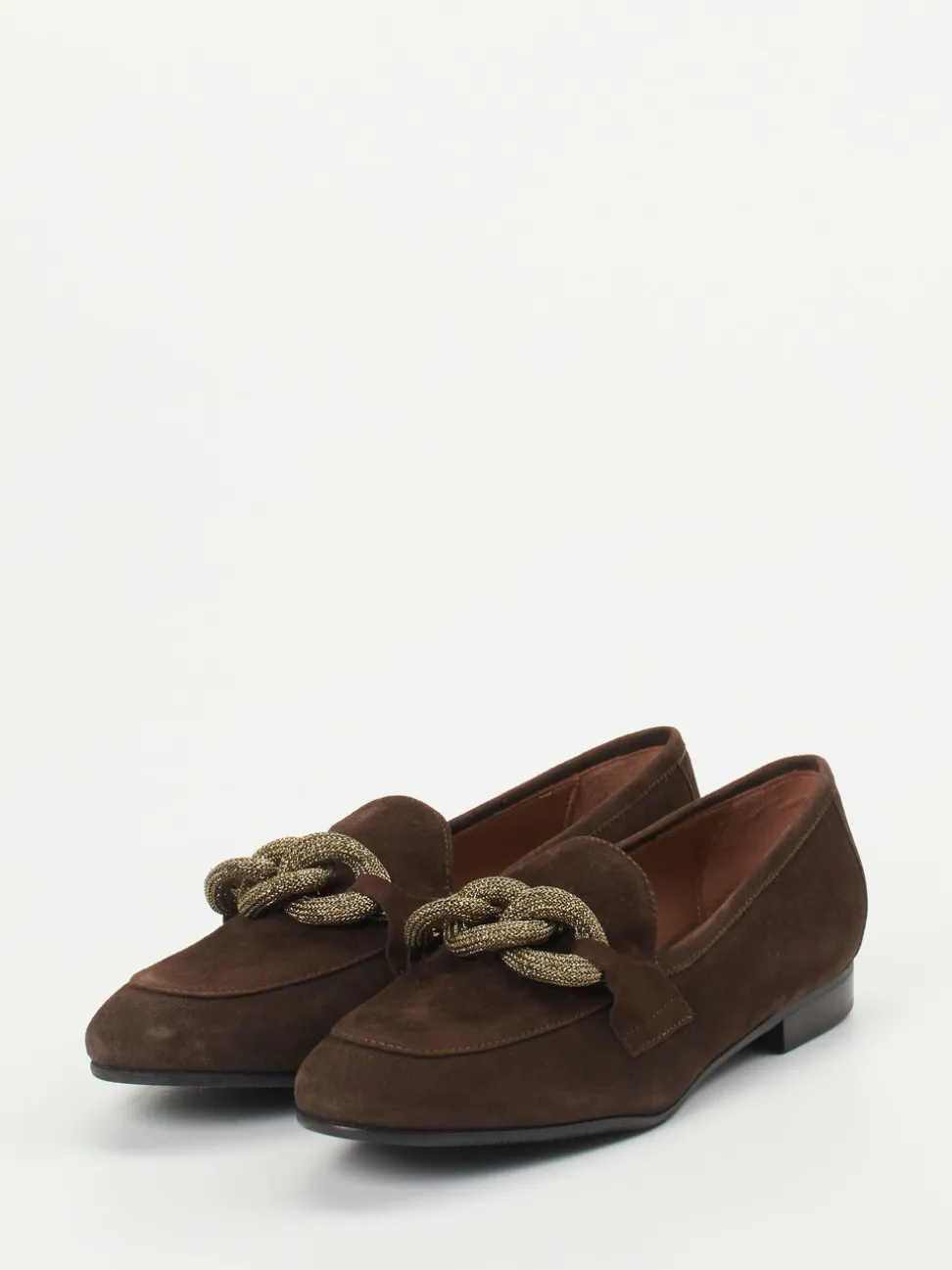 Konstantin Starke – Loafer aus Veloursleder Dunkelbraun