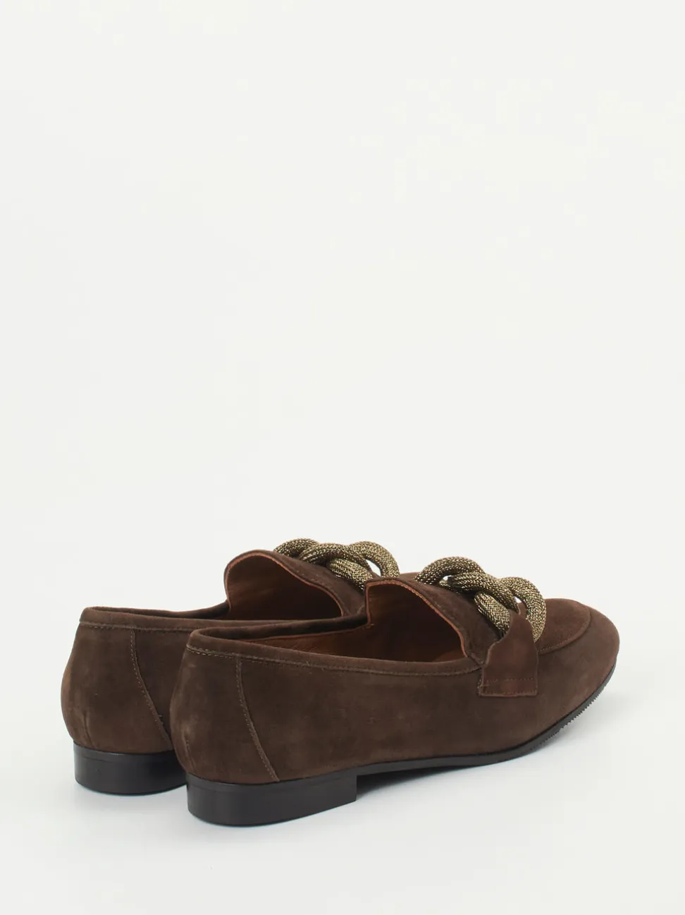 Konstantin Starke – Loafer aus Veloursleder Dunkelbraun