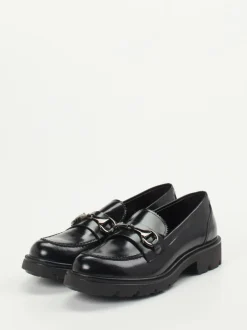 Konstantin Starke – Loafer aus Hochglanzleder schwarz