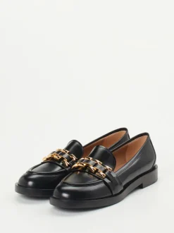 Konstantin Starke – Loafer aus Hochglanzleder Schwarz