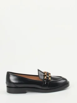 Konstantin Starke – Loafer aus Hochglanzleder Schwarz
