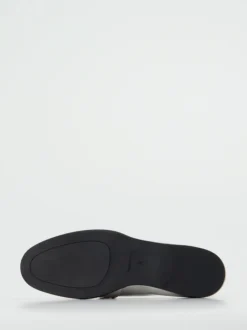 Konstantin Starke – Loafer aus Metallicleder silber