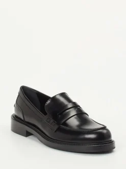 Konstantin Starke – Loafer aus Hochglanzleder Schwarz