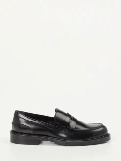 Konstantin Starke – Loafer aus Hochglanzleder Schwarz