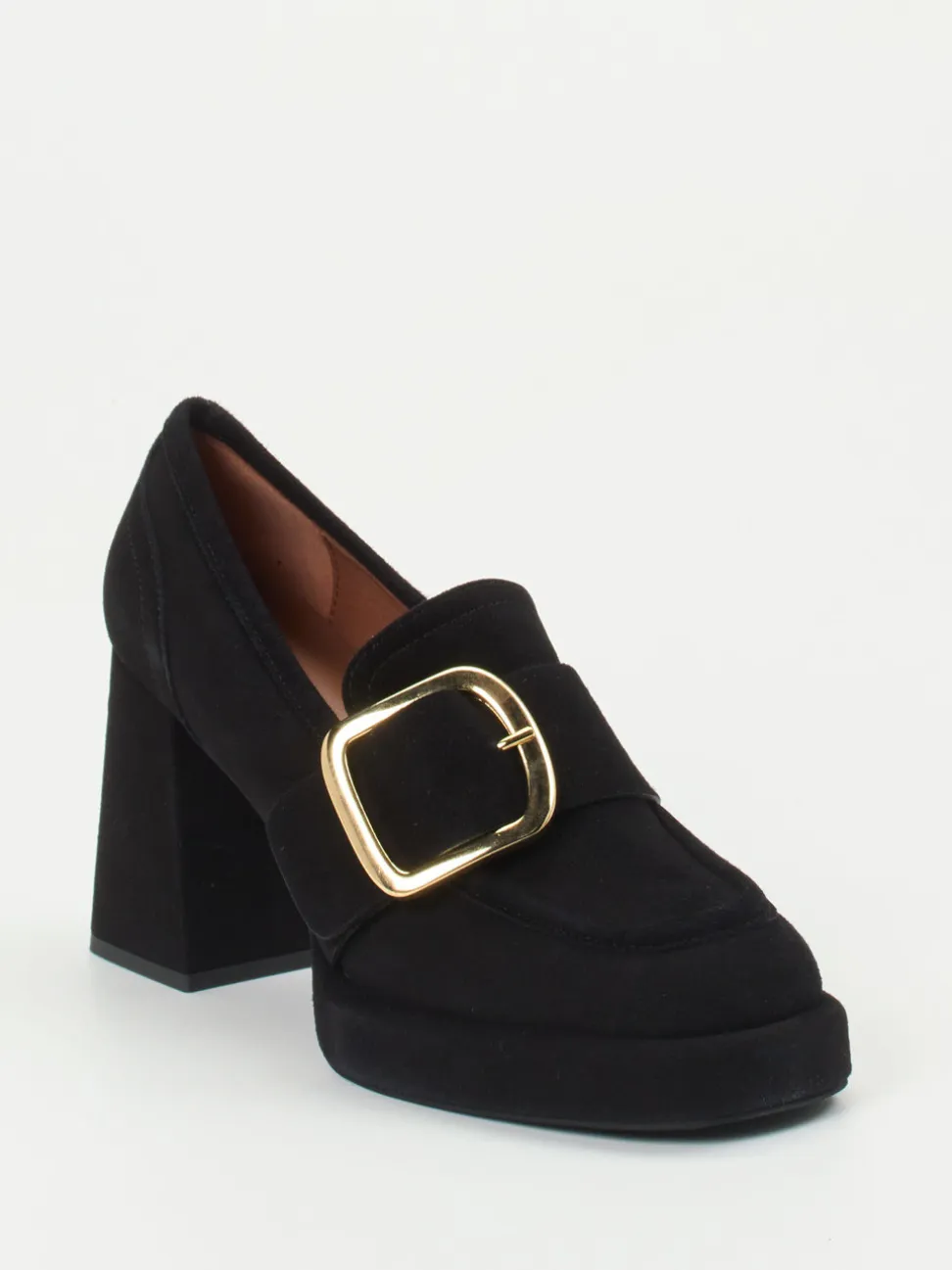 Konstantin Starke – Loafer-Pumps aus Veloursleder Schwarz