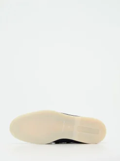Konstantin Starke – Loafer aus Veloursleder Dunkelblau