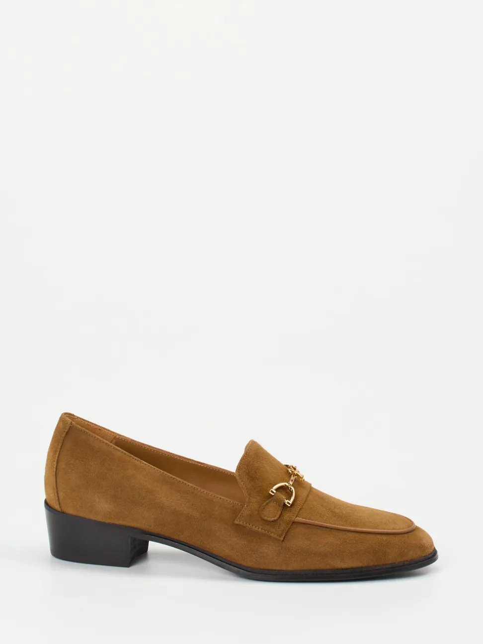 Konstantin Starke – Loafer aus Veloursleder cognacbraun