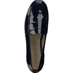 Konstantin Starke – Loafer aus Lackleder tiefblau