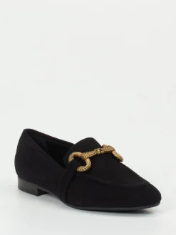 Konstantin Starke – Loafer aus Veloursleder Schwarz