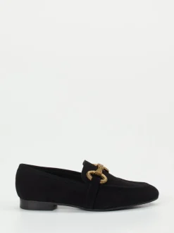 Konstantin Starke – Loafer aus Veloursleder Schwarz
