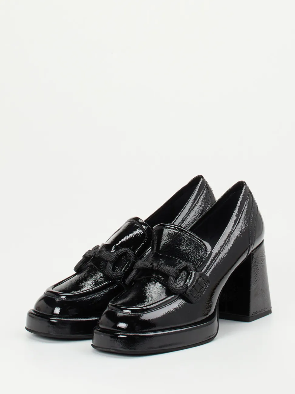 Konstantin Starke – Loafer aus Lackleder Schwarz
