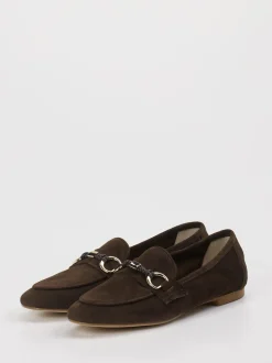 Konstantin Starke – Loafer aus Veloursleder Dunkelbraun