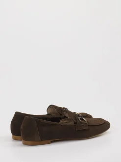 Konstantin Starke – Loafer aus Veloursleder Dunkelbraun