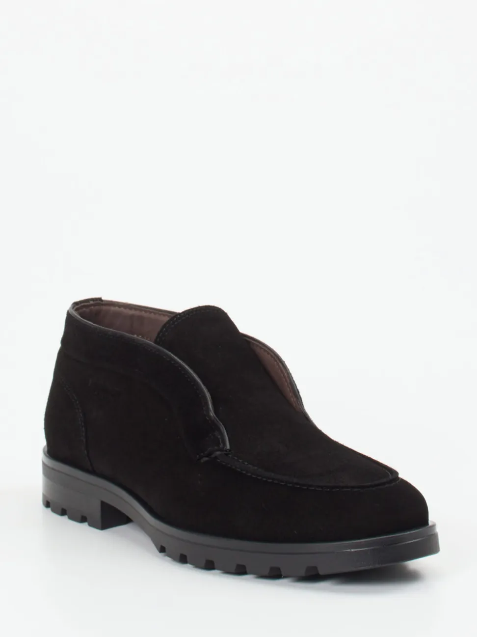 Konstantin Starke – Loafer aus Veloursleder Schwarz