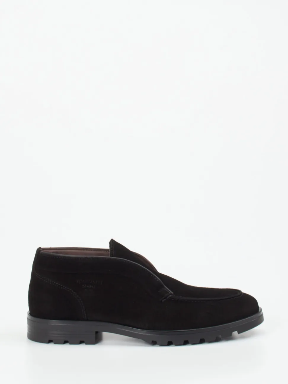 Konstantin Starke – Loafer aus Veloursleder Schwarz