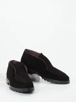 Konstantin Starke – Loafer aus Veloursleder Schwarz