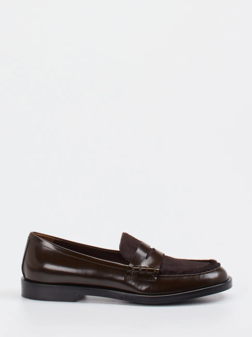 Konstantin Starke – Loafer aus Hochglanzleder Dunkelbraun