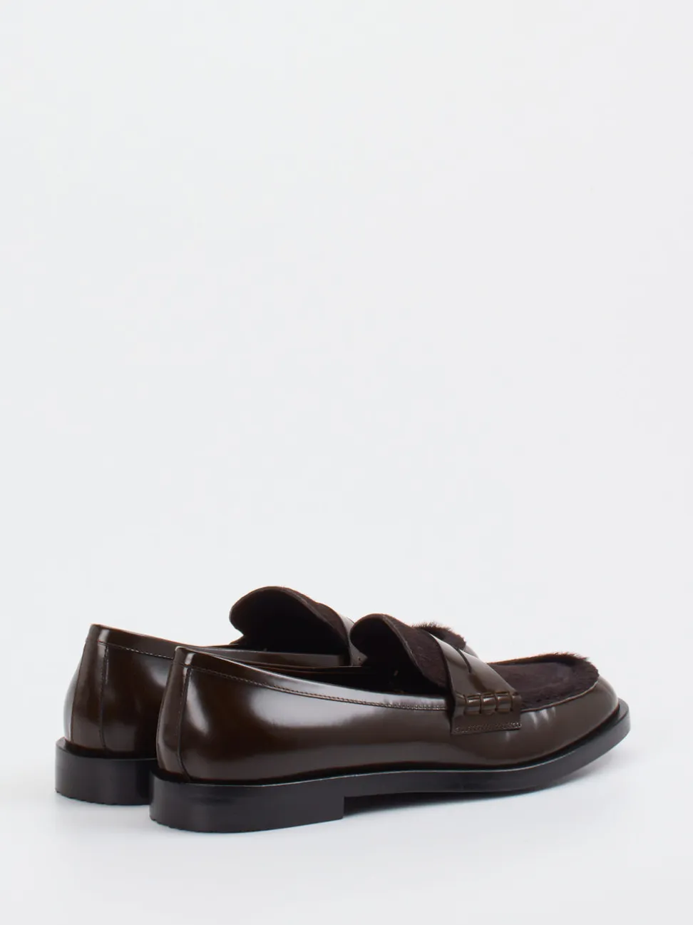 Konstantin Starke – Loafer aus Hochglanzleder Dunkelbraun