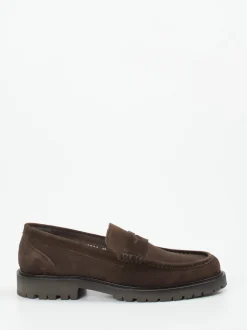 Konstantin Starke – Loafer aus Veloursleder Braun