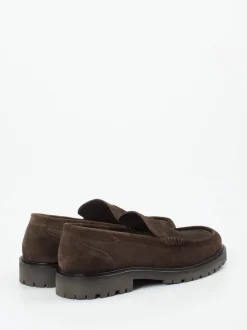 Konstantin Starke – Loafer aus Veloursleder Braun