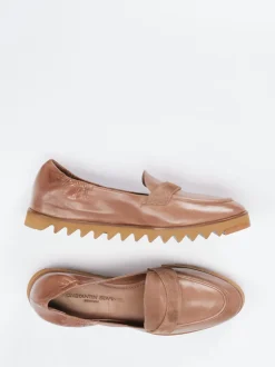 Konstantin Starke – Loafer aus Lammleder mittelbraun