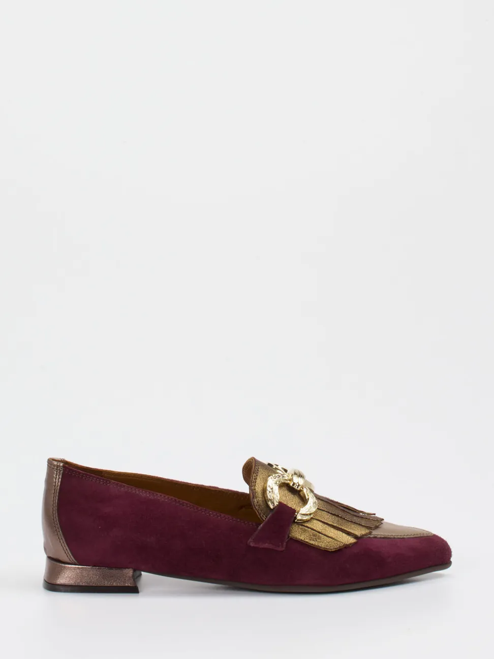 Konstantin Starke – Loafer aus Veloursleder Bordeaux