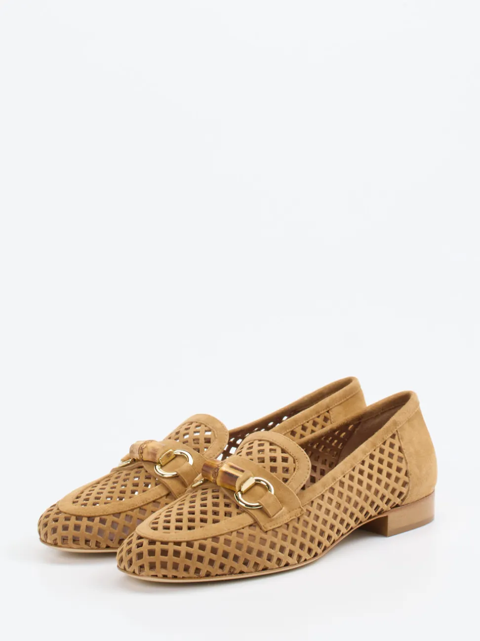 Konstantin Starke – Loafer aus Veloursleder honigbraun