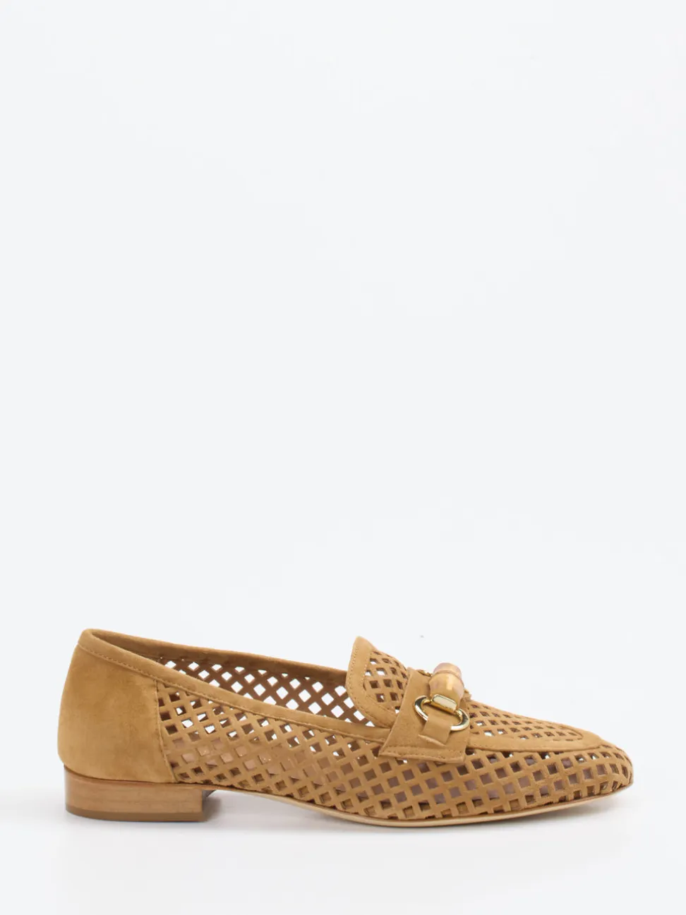 Konstantin Starke – Loafer aus Veloursleder honigbraun