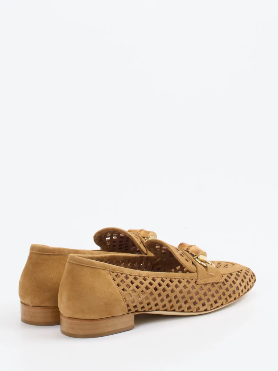 Konstantin Starke – Loafer aus Veloursleder honigbraun