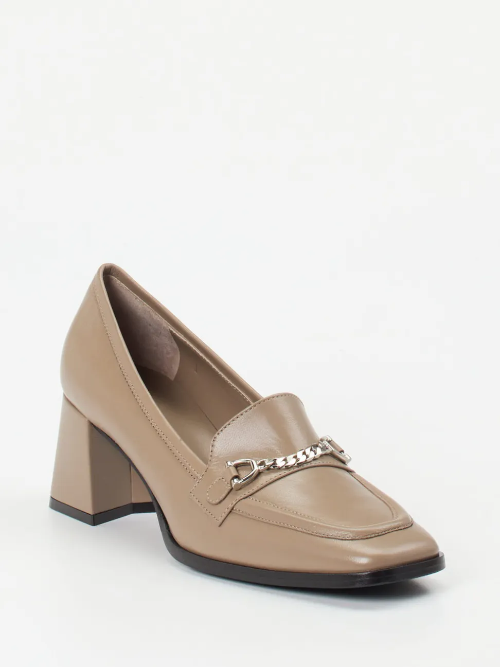 Konstantin Starke – Loafer-Pumps aus Lammleder taupe