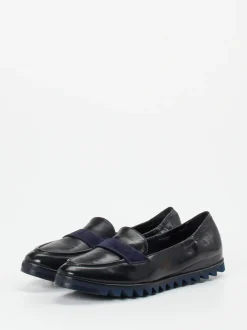 Konstantin Starke – Loafer aus Lammleder in Blau