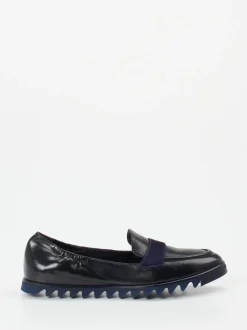 Konstantin Starke – Loafer aus Lammleder in Blau