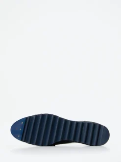 Konstantin Starke – Loafer aus Lammleder in Blau