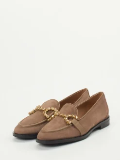 Konstantin Starke – Loafer aus Veloursleder Braun