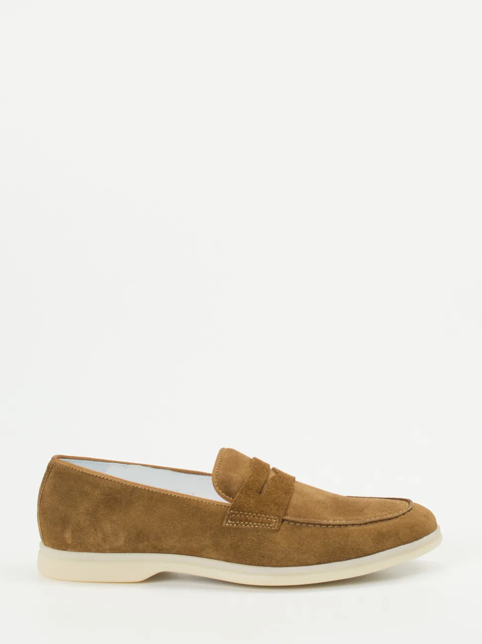 Konstantin Starke – Loafer aus Veloursleder cognacbraun