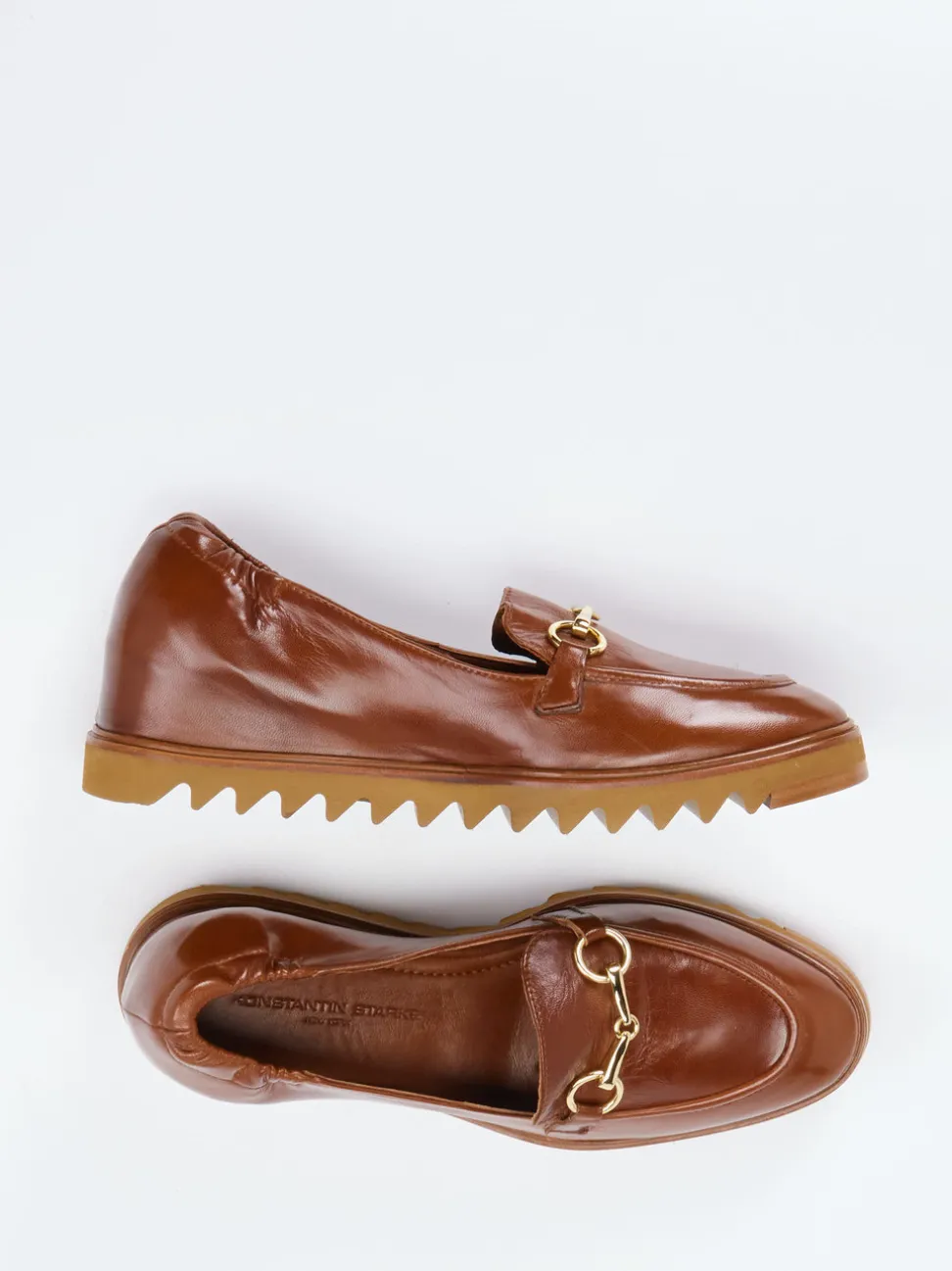 Konstantin Starke – Loafer aus Lammleder in Braun