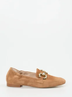 Konstantin Starke – Loafer aus Veloursleder Cognac