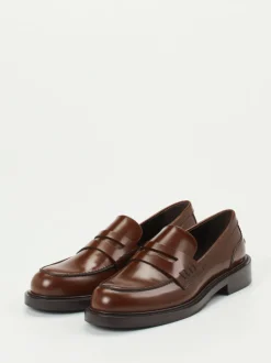 Konstantin Starke – Loafer aus Hochglanzleder braun