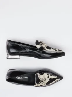 Konstantin Starke – Loafer aus Lackleder mit Animalprint