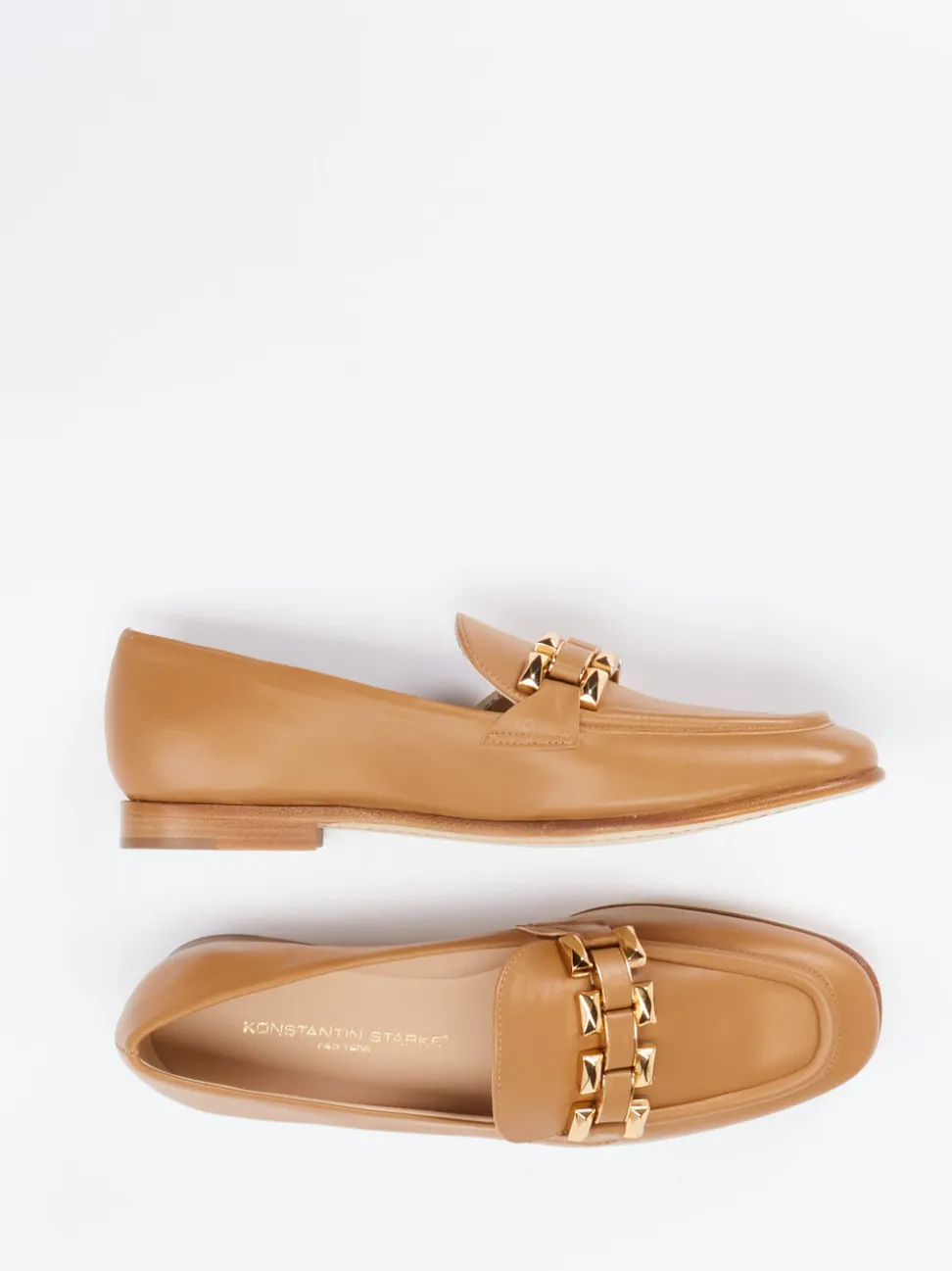 Konstantin Starke – Loafer aus Lammleder Karamell
