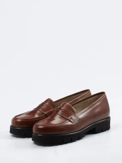 Konstantin Starke – Loafer aus Kalbleder in Braun